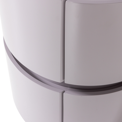 WOOOD Lunex Byrå/Nattduksbord Högblank Ljusgrå