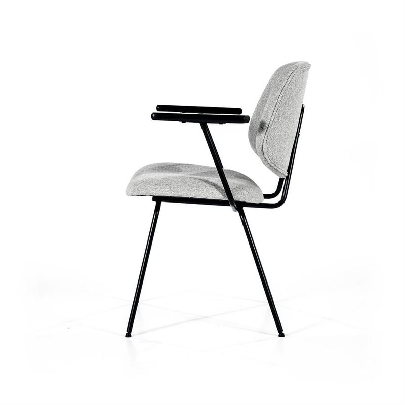 Eleonora Stol Lynn med armstöd - grå fletcher