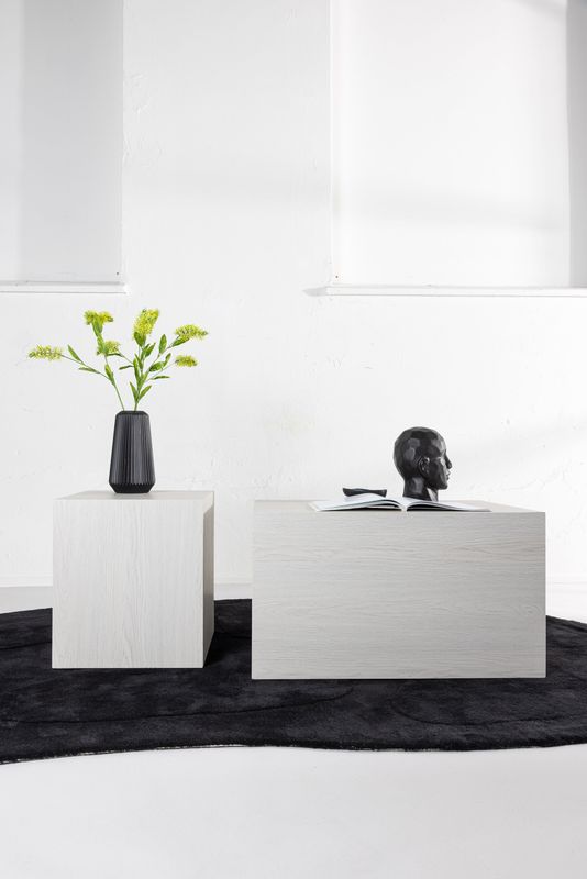 Venture Home York Soffbordsduo i Whitewash