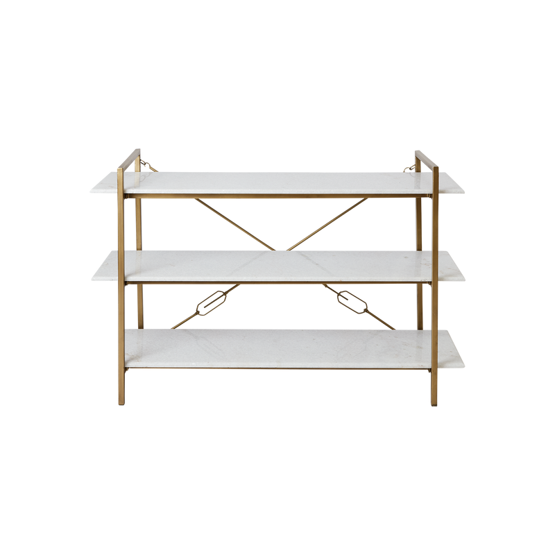 Affari of Sweden MILAN Hylla, Mässingsfärgad