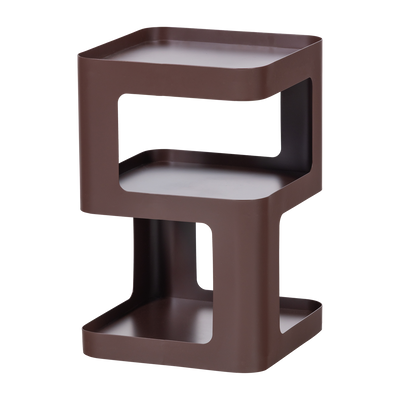 WOOOD Riv Sidobord/Nattduksbord Metall Lila/Brun