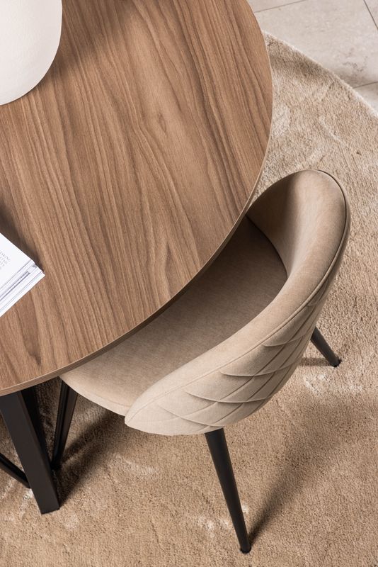 Venture Home Matgrupp Durango med 4st Matstolar Velvet