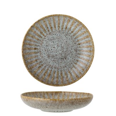 Creative Collection Fleur Tallrik Deep, Natur, Stengods - 6-pack