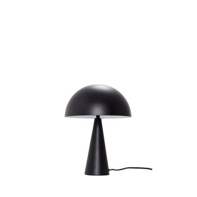 Hübsch Mush Bordslampa Mini Svart ø25xh33cm