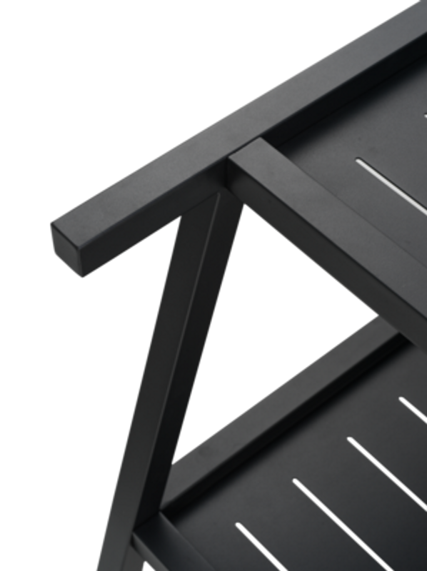 Brafab Samvaro serveringsvagn svart