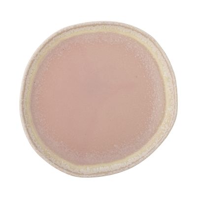 Bloomingville Louisa Tallrik, Rose, Stengods - 6-pack