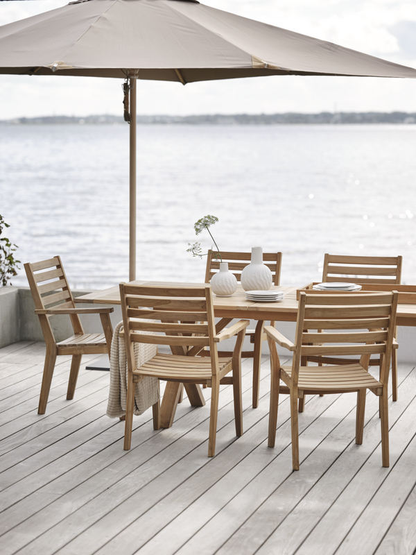 Brafab Brutus Matbord 100x200-265 cm i Teak