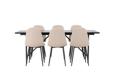 Venture Home Matgrupp Astrid med Stolar Polar