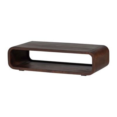 WOOOD Kinu Soffbord Mangoträ Mörkbrun