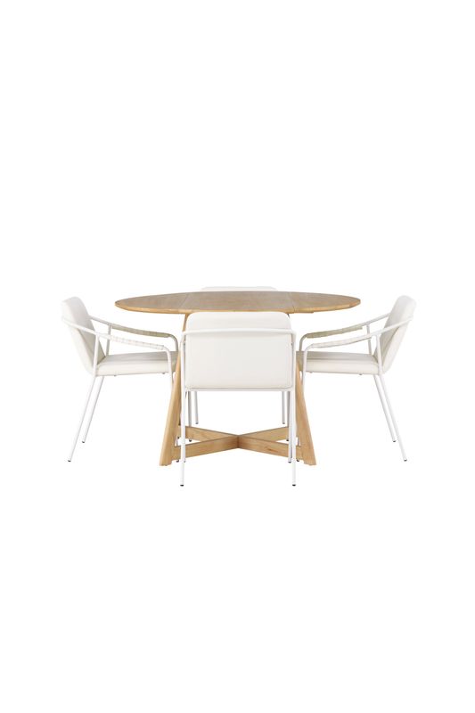 Venture Home Matgrupp Yadikon med stolarna Tvist