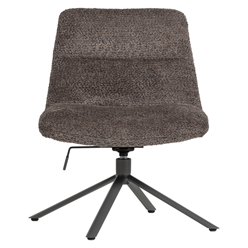 WOOOD Soren Justerbar Snurrfåtölj i Ullig Brun