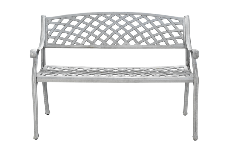 Brafab Arras 2-sitssoffa aluminium