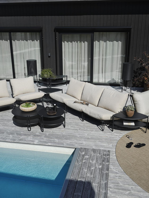 Brafab Blixt Soffbord 85 cm Svart