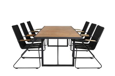 Venture Home Khung, Bois Matgrupp Svart Natur