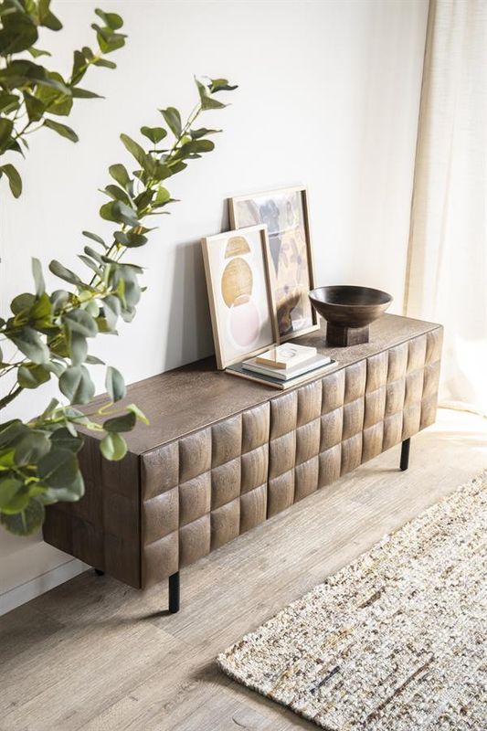 Eleonora TV-bänk Felix 160 cm Brun