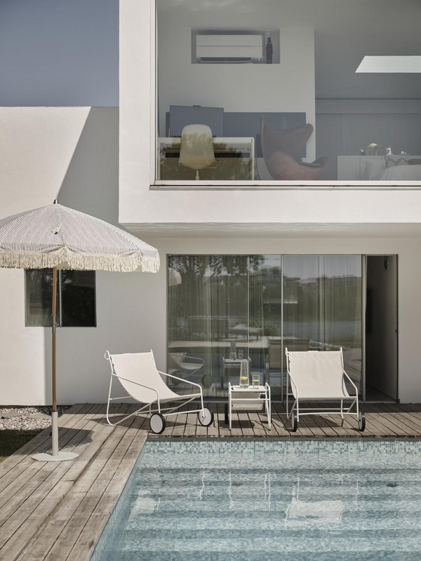 Brafab Poul Sidobord Vit