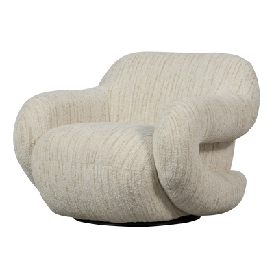 WOOOD Folke Fåtölj i Chenille Natural Melange