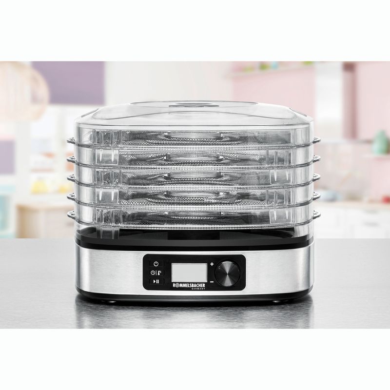 Rommelsbacher Frukt & Svamptork DA 350 350W LCD Timer 5rack