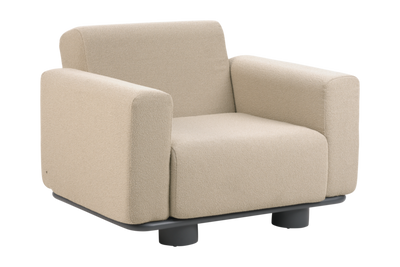 Brafab Bolster Fåtölj Antracit / Teddy Beige