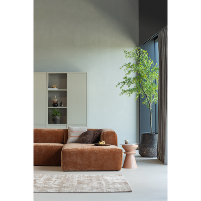 WOOOD FEDDE Sidobord Metall i Gammalrosa