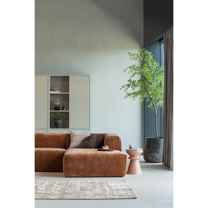 WOOOD FEDDE Sidobord Metall i Gammalrosa