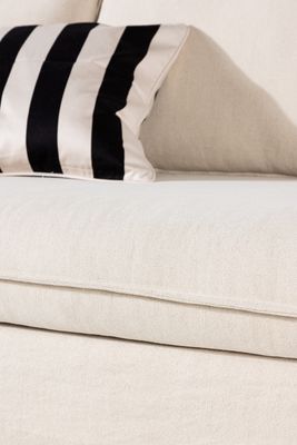 Venture Home Nova 4-Sits Soffa i Beige Linnetyg