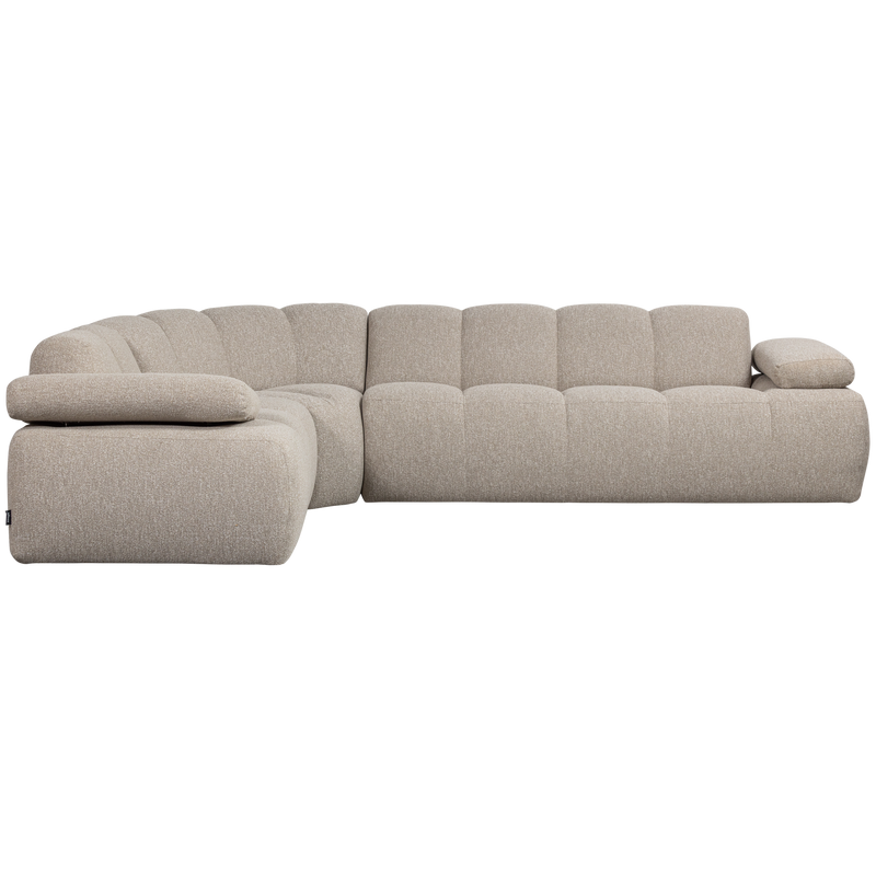 WOOOD Mojo Hörnsoffa Vänster Boucle Beige