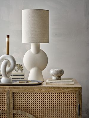 Bloomingville Sergio bordslampa, natur, stengods