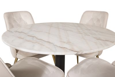 Venture Home Estelle Rund Matgrupp