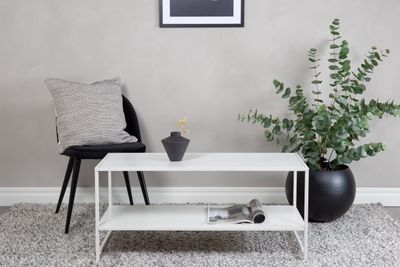 Venture Home Staal Soffbord i Vitt Stål