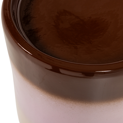 WOOOD Ollo Dekorativt Sidobord i Keramik - Rosa/Brun