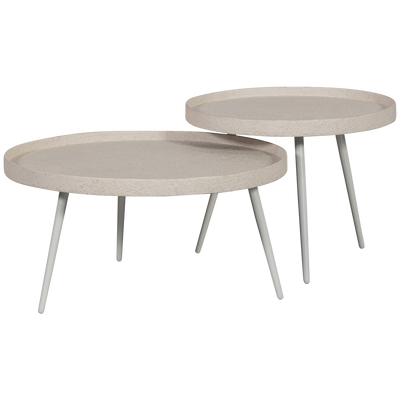 WOOOD Bounds Sidobord XL i Trä/Metall, Natur, 40xØ74 cm