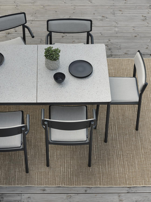 Brafab Nox HPL Bordsskiva 90x158 Terrazzo