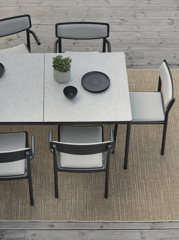 Brafab Nox HPL Bordsskiva 90x158 Terrazzo