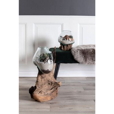 House Nordic San Marino Waterdrop – Teak och Glas