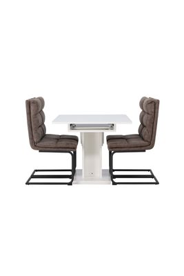 Venture Home Matgrupp Pluto med Zizo-stolar