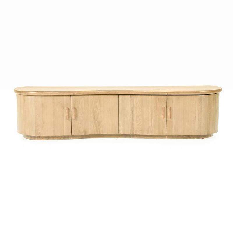 Eleonora TV-bänk Josh 180 cm - Naturlig Ek