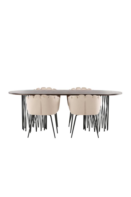 Venture Home Stone Oval Matgrupp