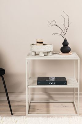 Venture Home Netz Sidobord i Beige Stål