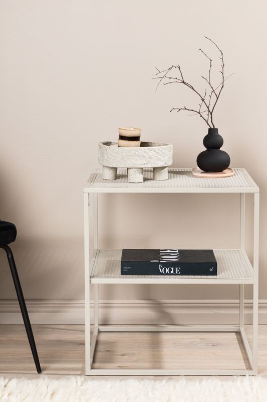 Venture Home Netz Sidobord i Beige Stål