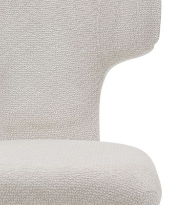 Homerebels Japandi Matstol Vit – Helklädd & minimalistisk design