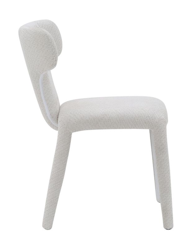 Homerebels Japandi Matstol Vit – Helklädd & minimalistisk design