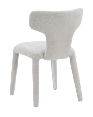 Homerebels Japandi Matstol Vit – Helklädd & minimalistisk design