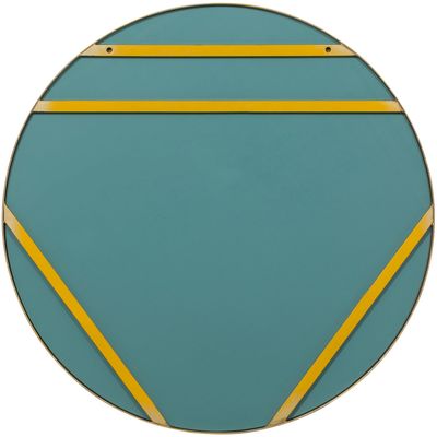 WOOOD Doutzen Rund Spegel Ø115 cm Metall Guld