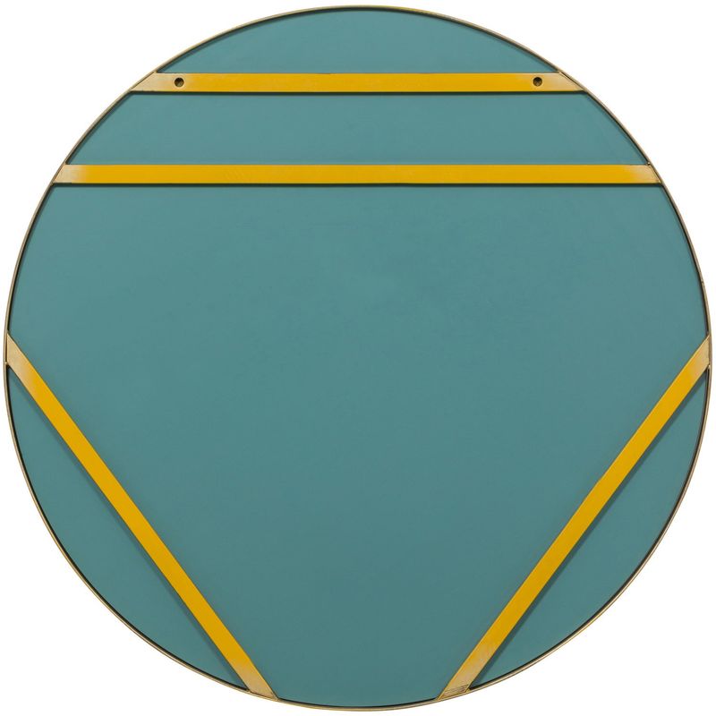 WOOOD Doutzen Rund Spegel Ø115 cm Metall Guld