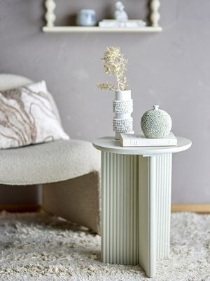 Bloomingville Edith Sidobord, Vit, Granträ