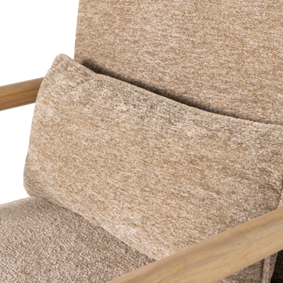 WOOOD Mark Fåtölj i Chenille Sand