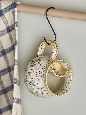 Creative Collection Alicia Mugg, Grå, Stengods - 6-pack