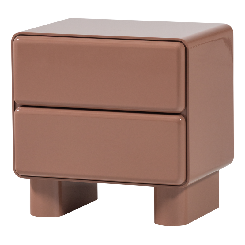 WOOOD Lustra Byrå/Nattduksbord i Högglans MDF