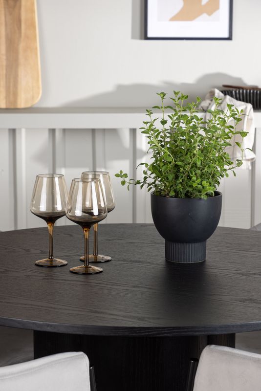 Venture Home Matgrupp Olivia med 4 stycken matstolar Evelina